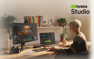 Twórz bez granic z NVIDIA Studio