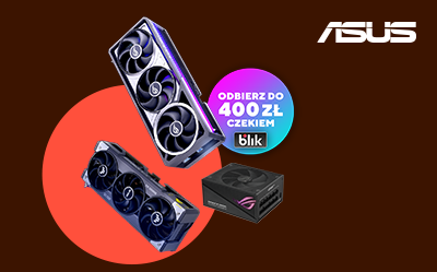 Kup sprzęt ASUS i zgarnij czek BLIK!
