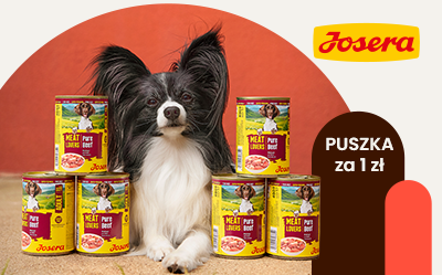 Zgarnij puszkę karmy Josera za 1 zł!