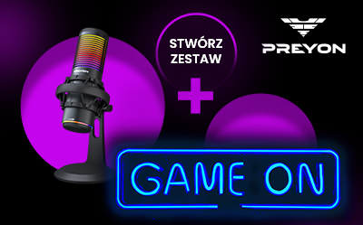 Kup mikrofon PREYON i zgarnij neon za 1 zł!